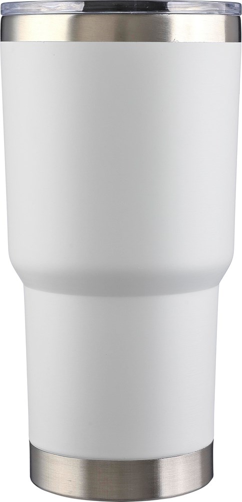 Doppelwandiger Trinkbecher aus Edelstahl 590 ml Arnold - weiß
