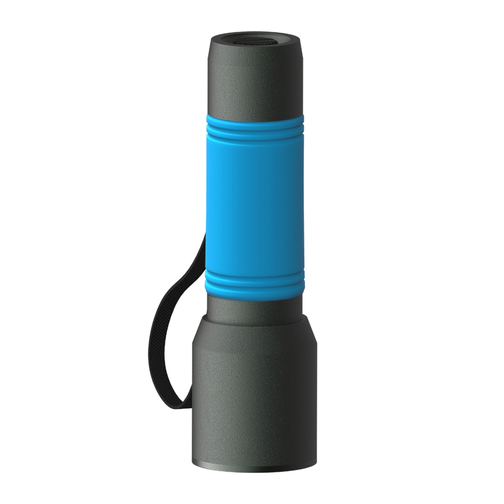 Taschenlampe REEVES-myFLASH 300 - cyan, anthrazit