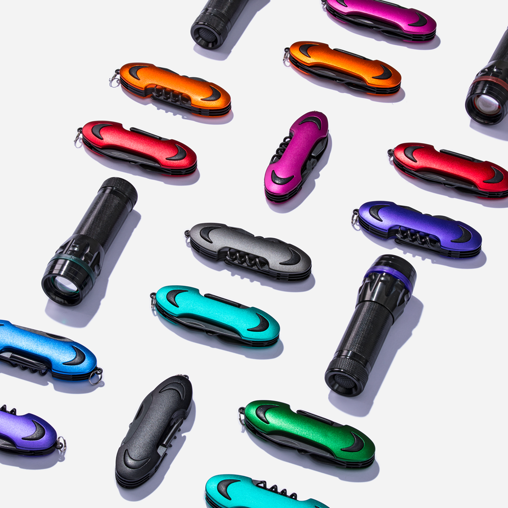 Set Colorado I: LED-Taschenlampe und Taschenmesser