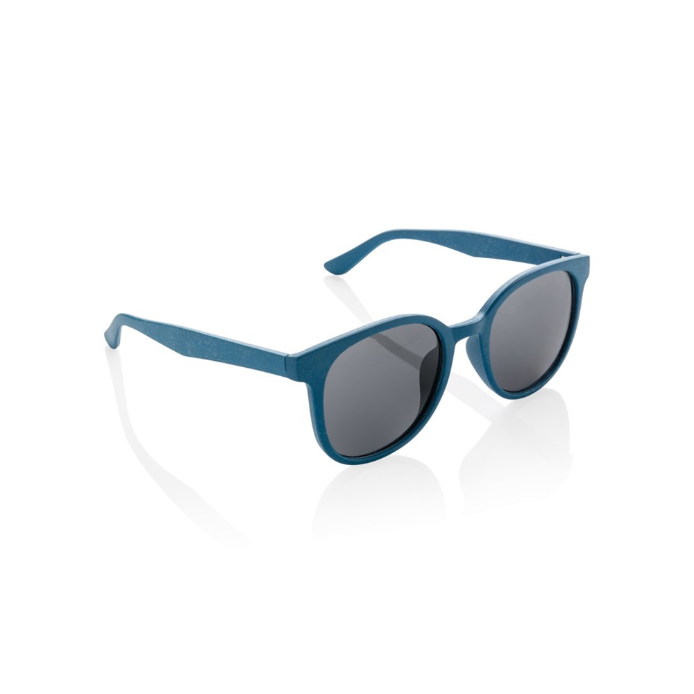 Weizenstroh Sonnenbrille - blau (± PMS blue)