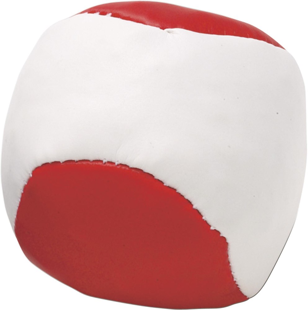 Jonglierball aus Kunstleder Heidi - rot