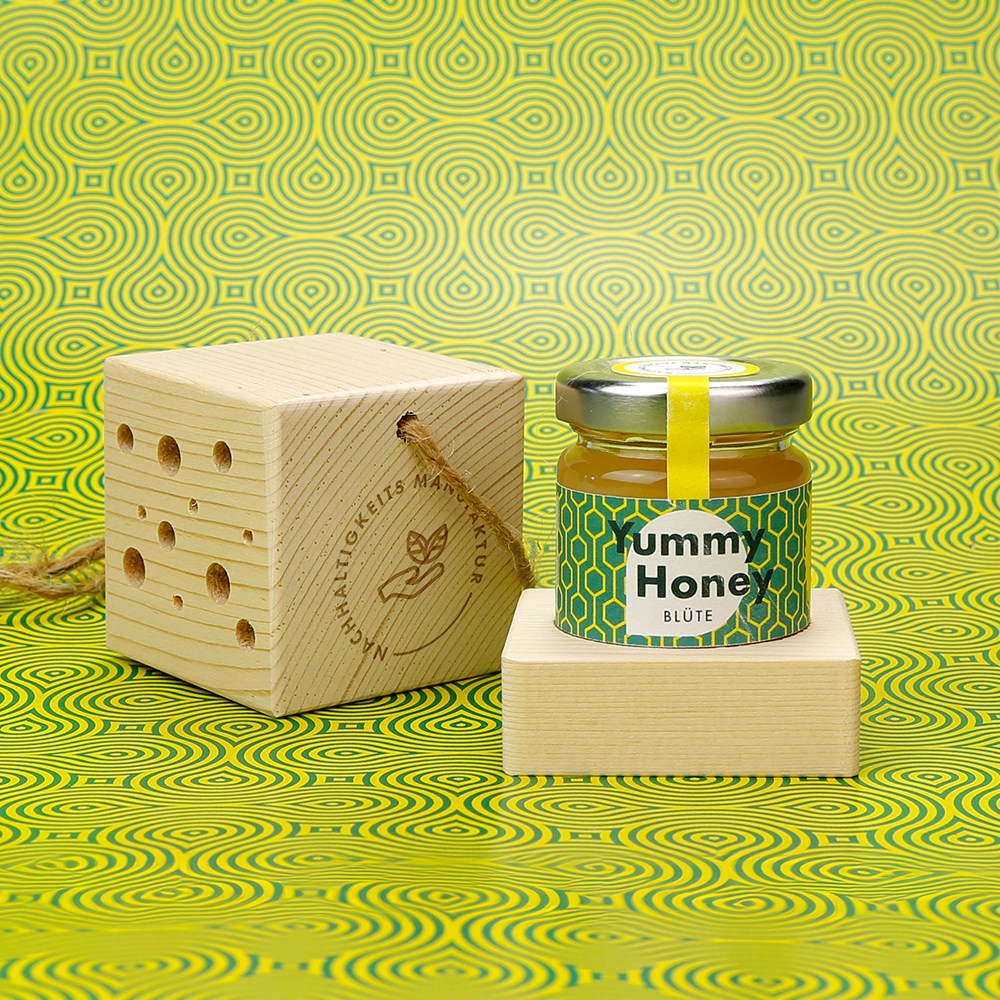 Wildbienenset Mini mit Blühsamen - Bino