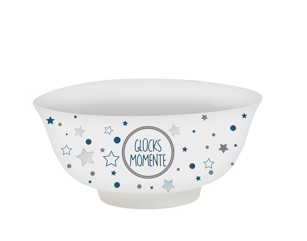 Snack- und Dessertschale “Glücksmomente” aus Porzellan 