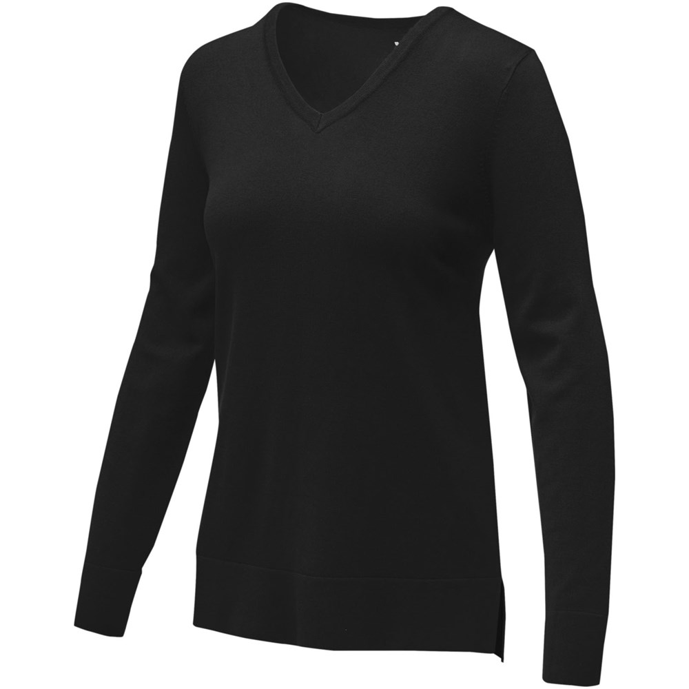 Stanton Pullover mit V-Ausschnitt für Damen - schwarz