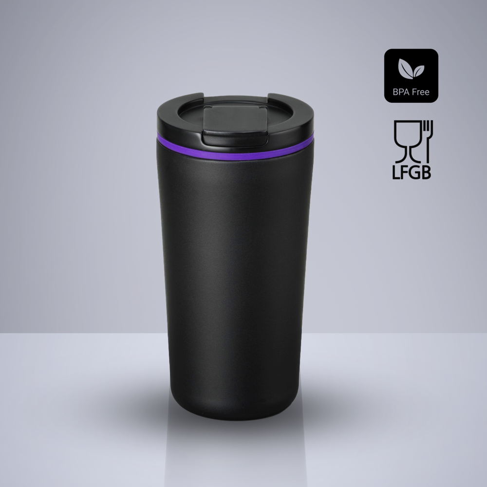 Travel Set: Thermobecher 370 ml & Automatikschirm