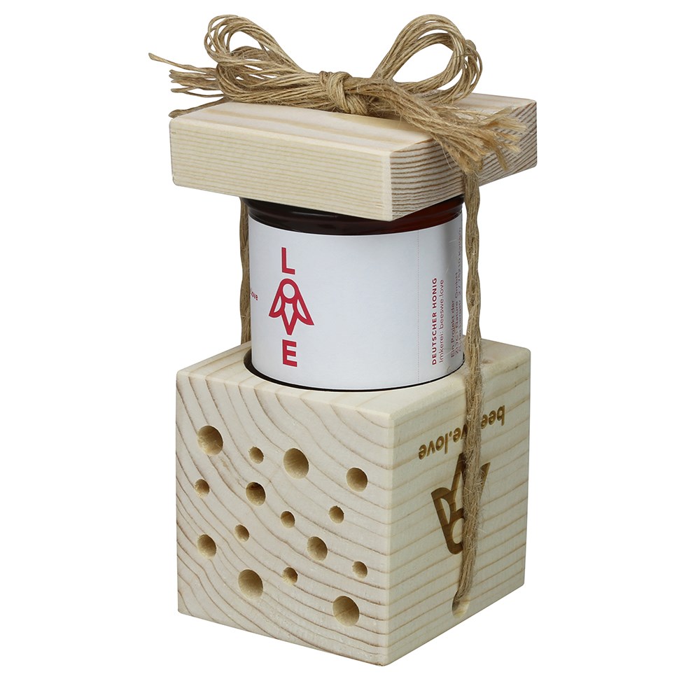 Wildbienenset Midi mit Blühsamen Bino