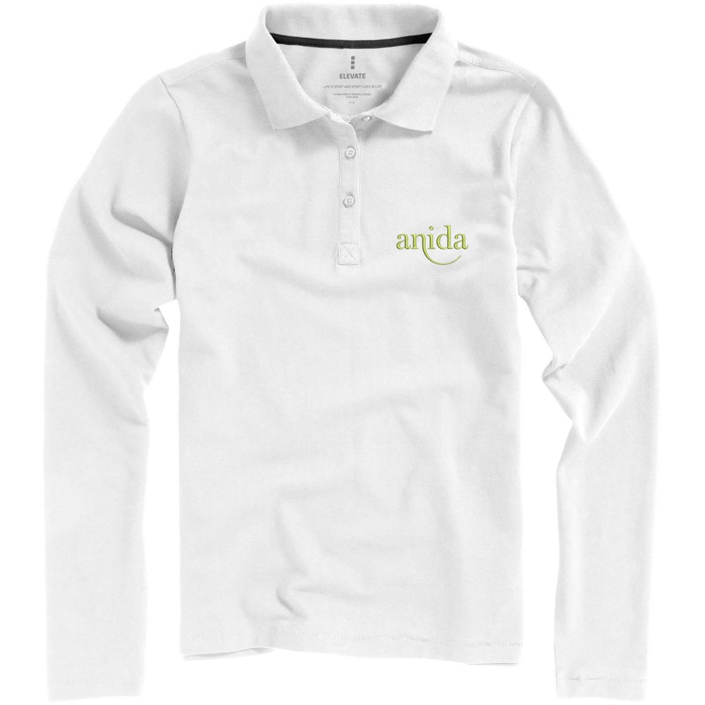 Calgary 180 g/m² Langarm Poloshirt für Damen