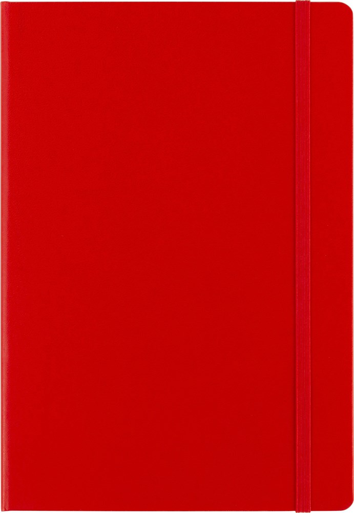 Notizbuch aus Karton (ca. DIN A5 Format) Chanelle - rot