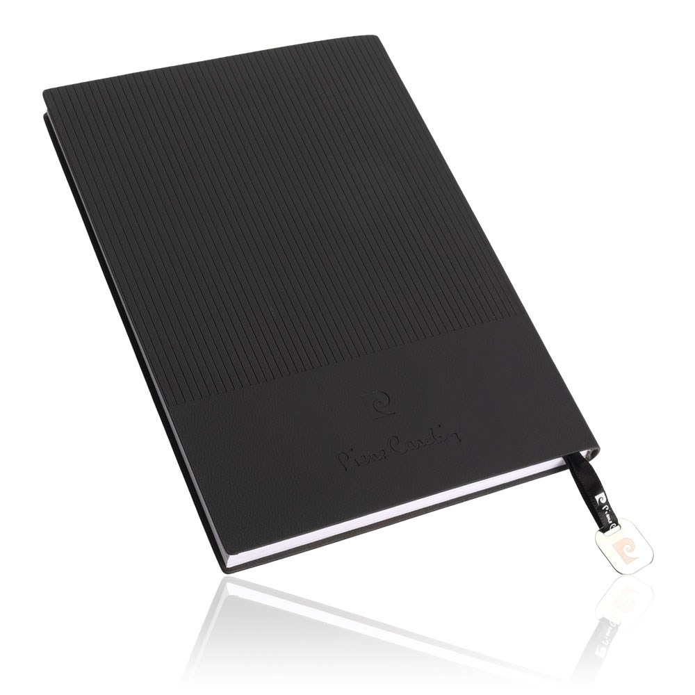 Pierre Cardin® CHANTAL Set aus Kugelschreiber und Notizbuch A5, schwarz