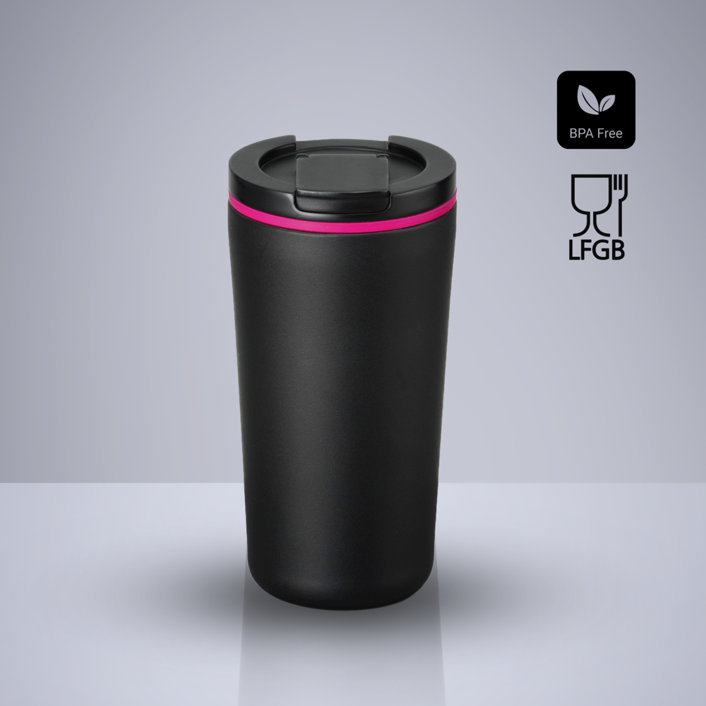 Travel Set: Thermobecher 370 ml & Automatikschirm