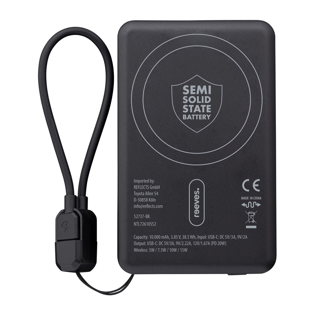 Magnetische 15W Wireless Powerbank REEVES-WATTRON PRO X