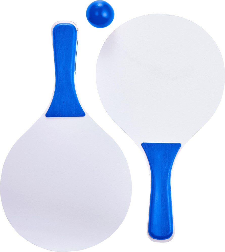 Beachball Tennisspiel aus Holz Eliza - blau