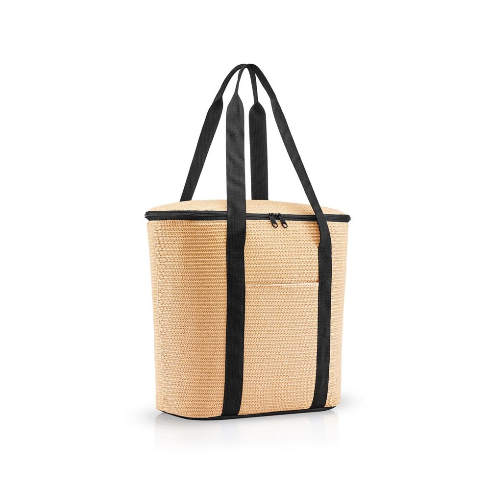 thermoshopper - raffia black