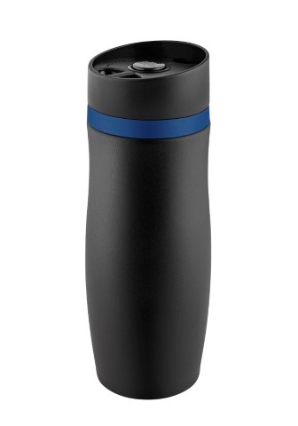 Metmaxx® Thermobecher "CremaExtensaNero" - schwarz / blau