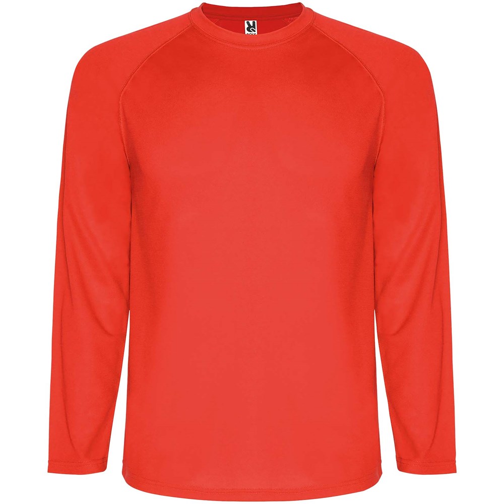 Montecarlo Langarm Sport-Shirt für Männer - rot