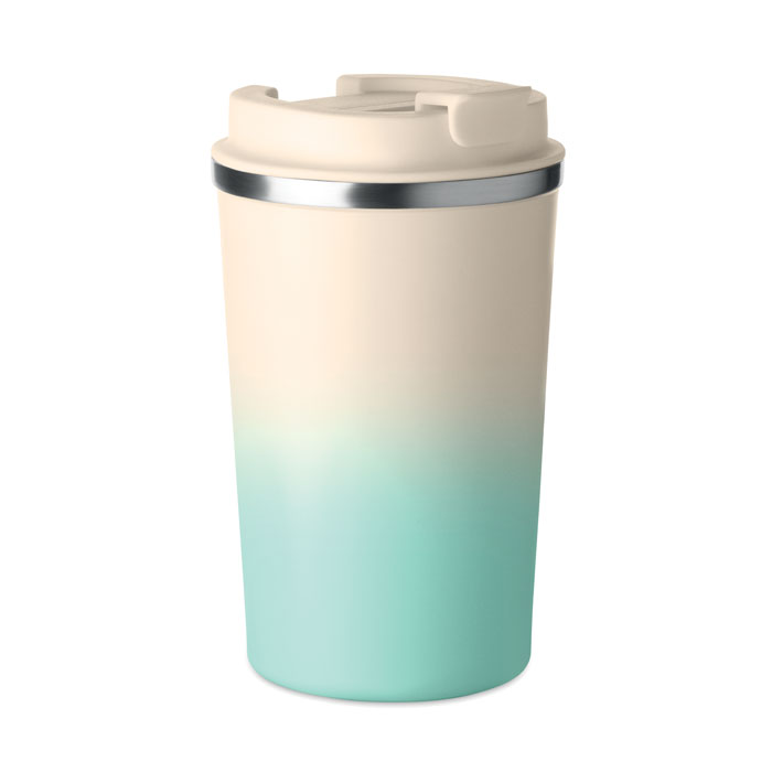 BRACE GRADIENT - Doppelwandiger Becher 350 ml - mintgrün