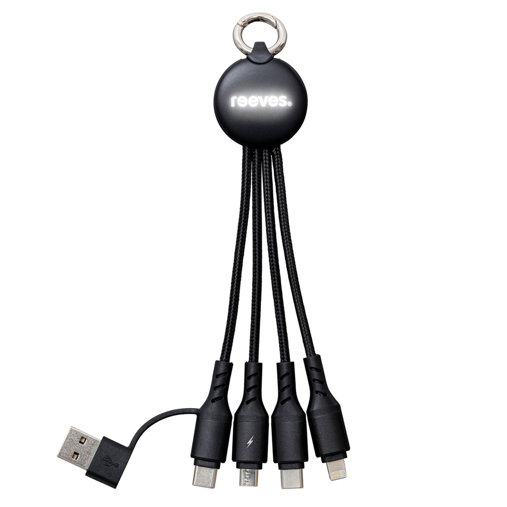 6-in-1 Ladekabel mit Beleuchtung REEVES-PUHALANI II