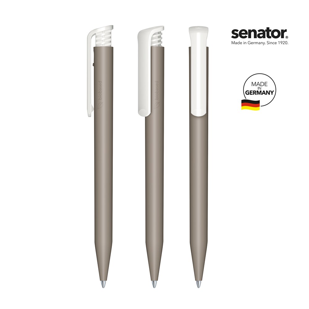 senator® Super Hit BIO  Druckkugelschreiber - grau Warm grau 10