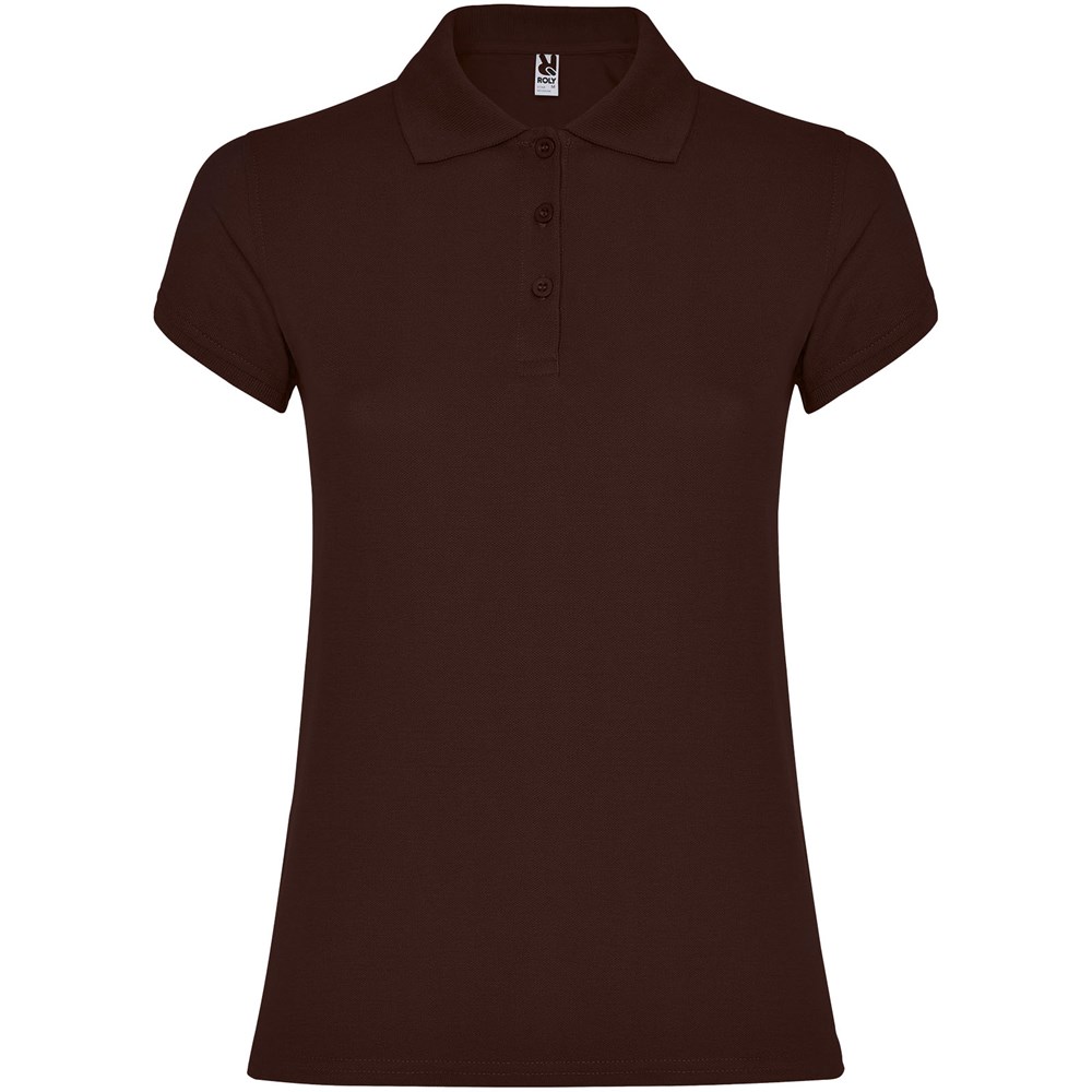Star Poloshirt für Damen - Chocolat