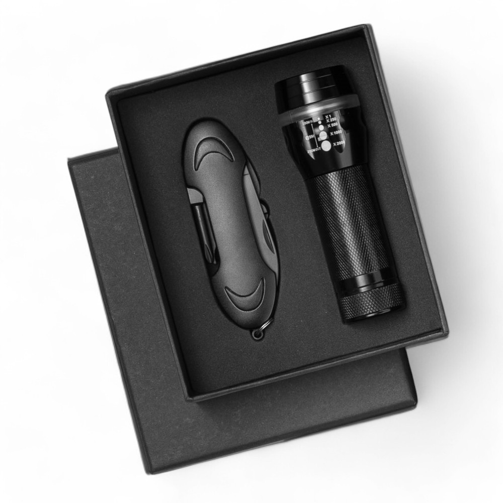 Set Colorado I: LED-Taschenlampe und Taschenmesser