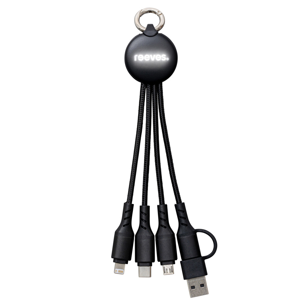6-in-1 Ladekabel mit Beleuchtung REEVES-PUHALANI II