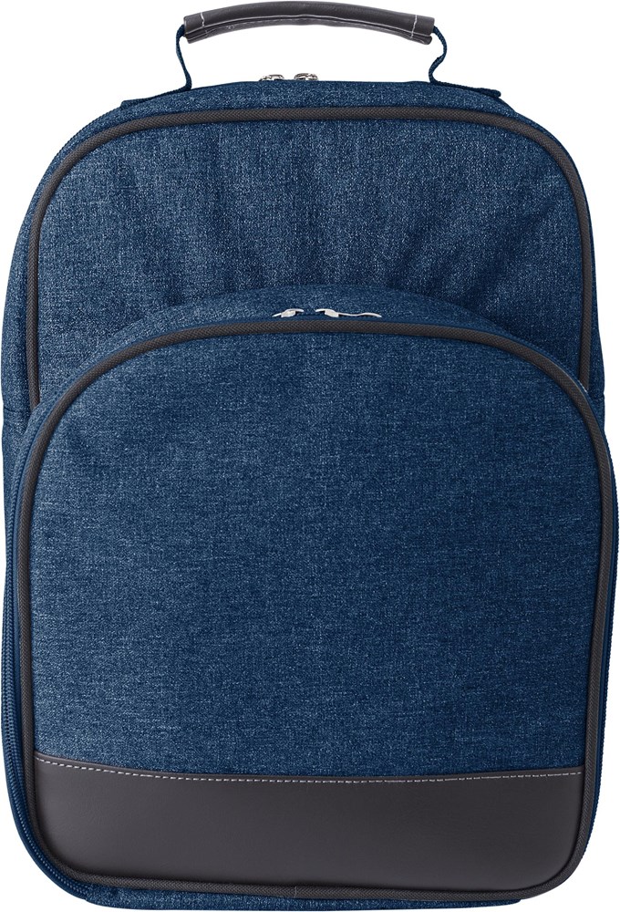 Picknick-Kühlrucksack aus Polycanvas Jolie - blau