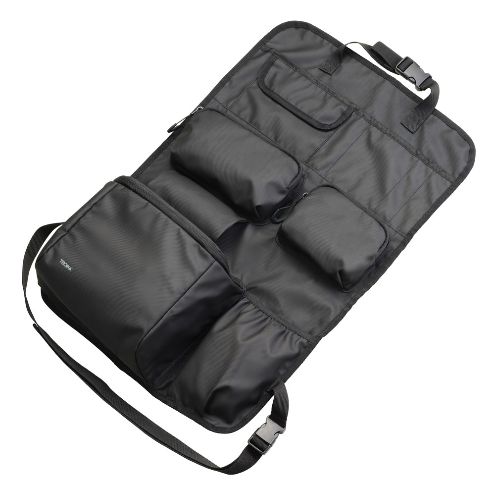 TROIKA Auto Rücksitz-Organizer TROIKA BLACK CAR ORGANIZER