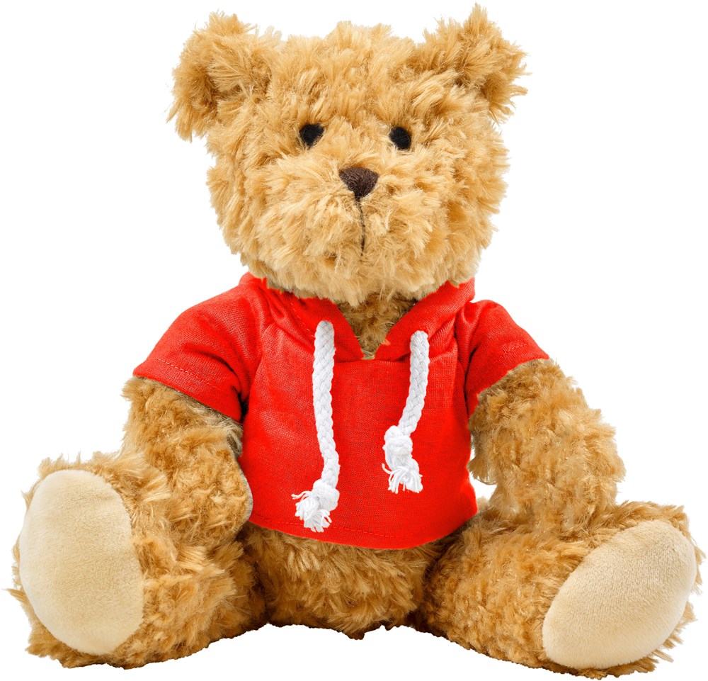 Plüsch-Teddybär Monty - rot