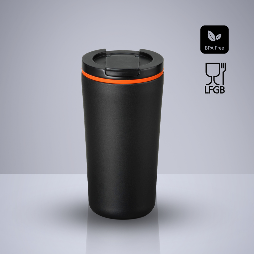 Travel Set: Thermobecher 370 ml & Automatikschirm