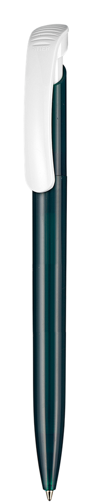 Kugelschreiber CLEAR TRANSPARENT S - smaragd-grün TR/FR