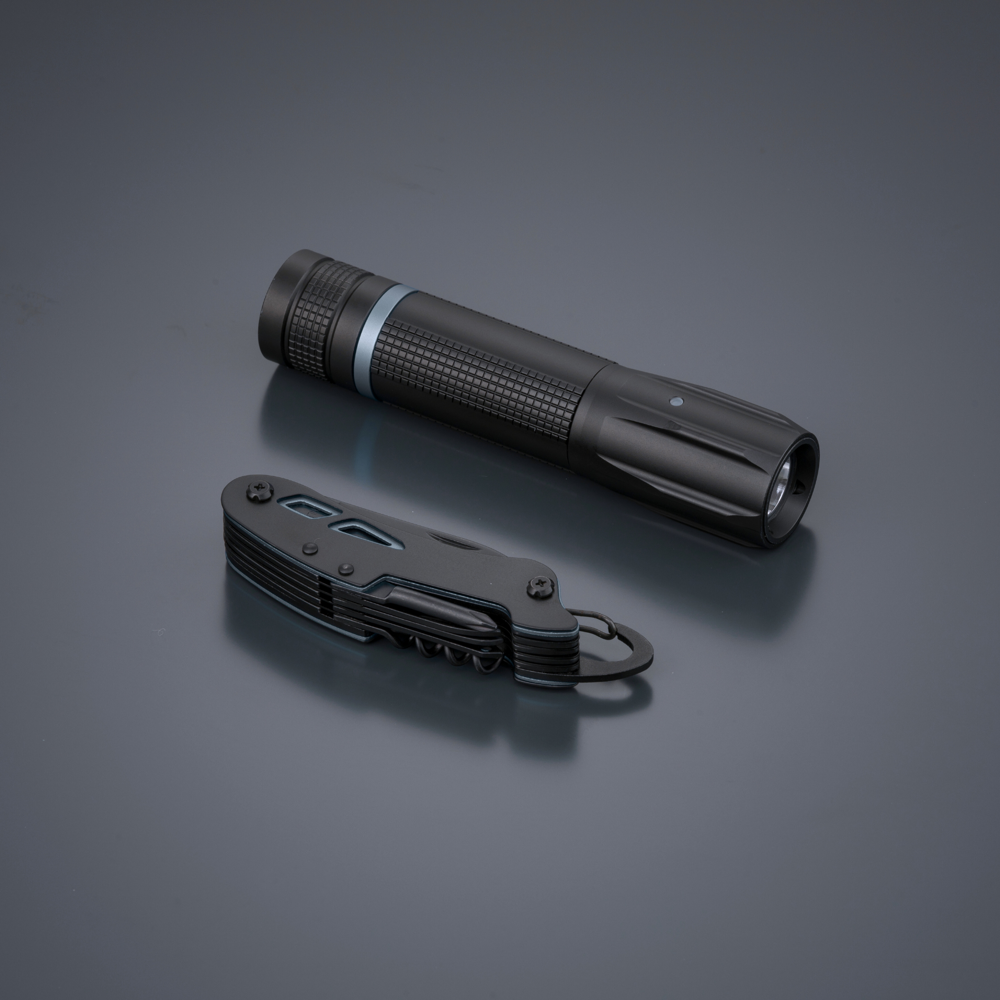 Optima Small Set: Taschenmesser & Taschenlampe