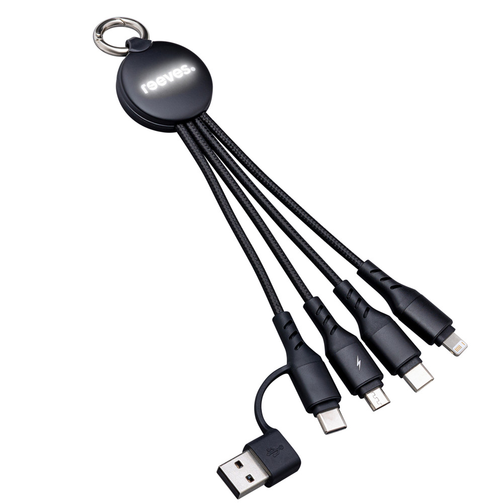 6-in-1 Ladekabel mit Beleuchtung REEVES-PUHALANI II