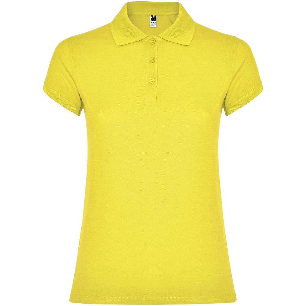 Star Poloshirt für Damen - gelb