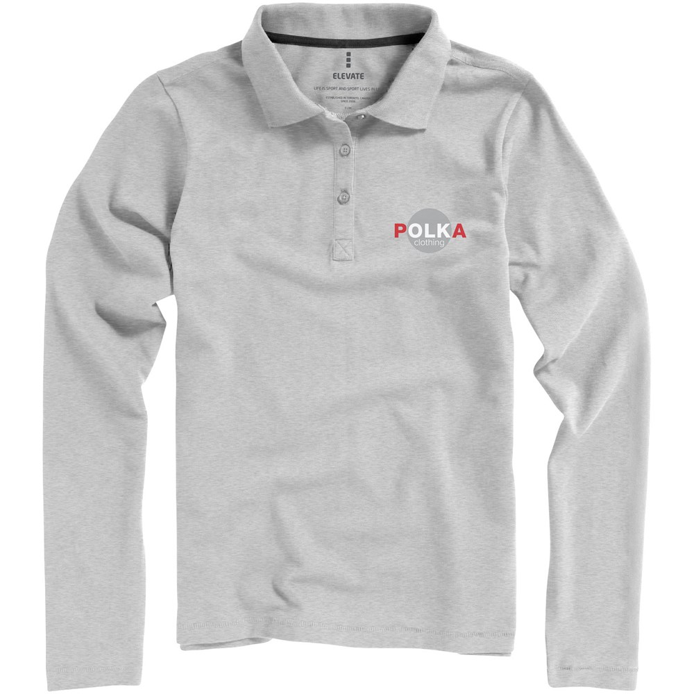 Oakville Langarm Poloshirt für Damen