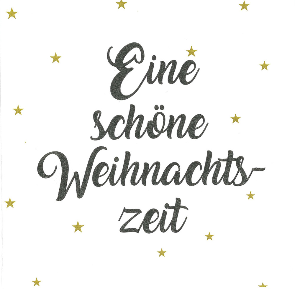 Große Tissue-Servietten "Eine schöne Weihnachtszeit"