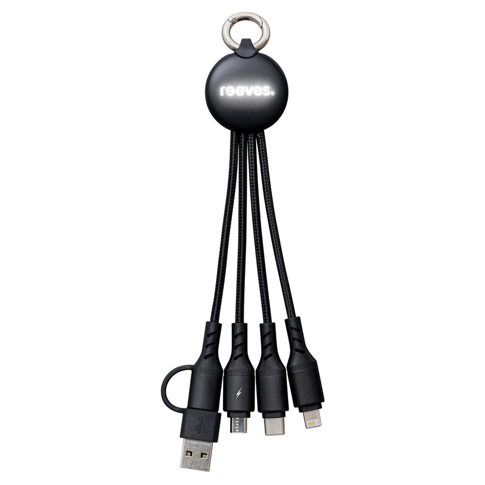 6-in-1 Ladekabel mit Beleuchtung REEVES-PUHALANI II