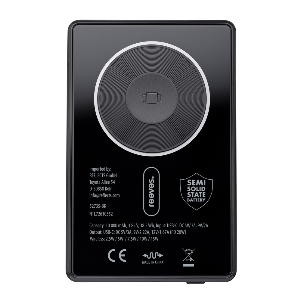 Magnetische 15W Wireless Powerbank REEVES-WATTRON ULTRA X