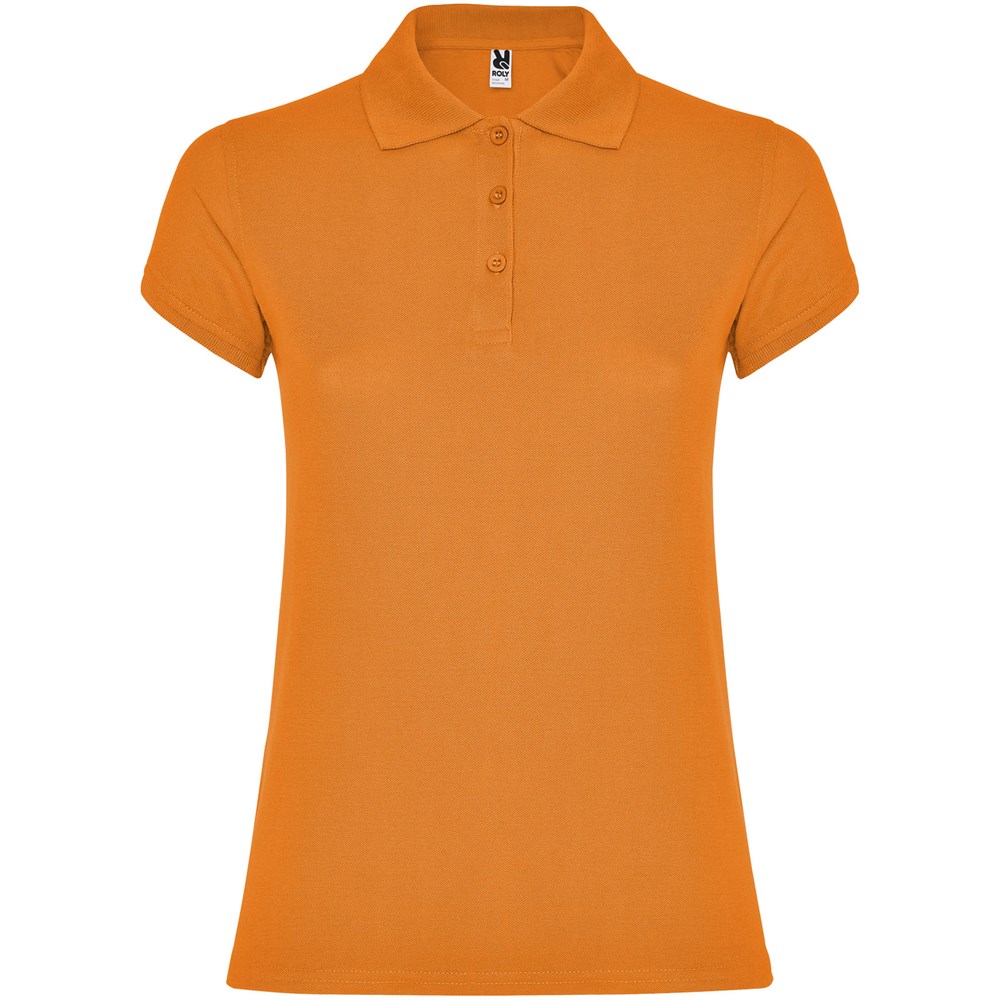 Star Poloshirt für Damen - orange