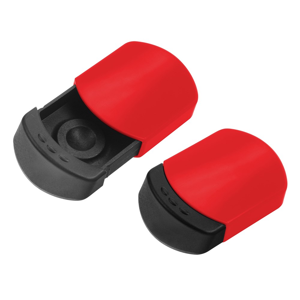 Taschen-Aschenbecher - schwarz, rot