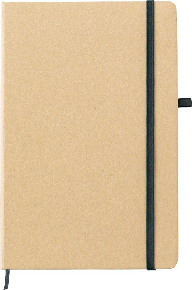 Notizbuch aus Papier Cora - schwarz