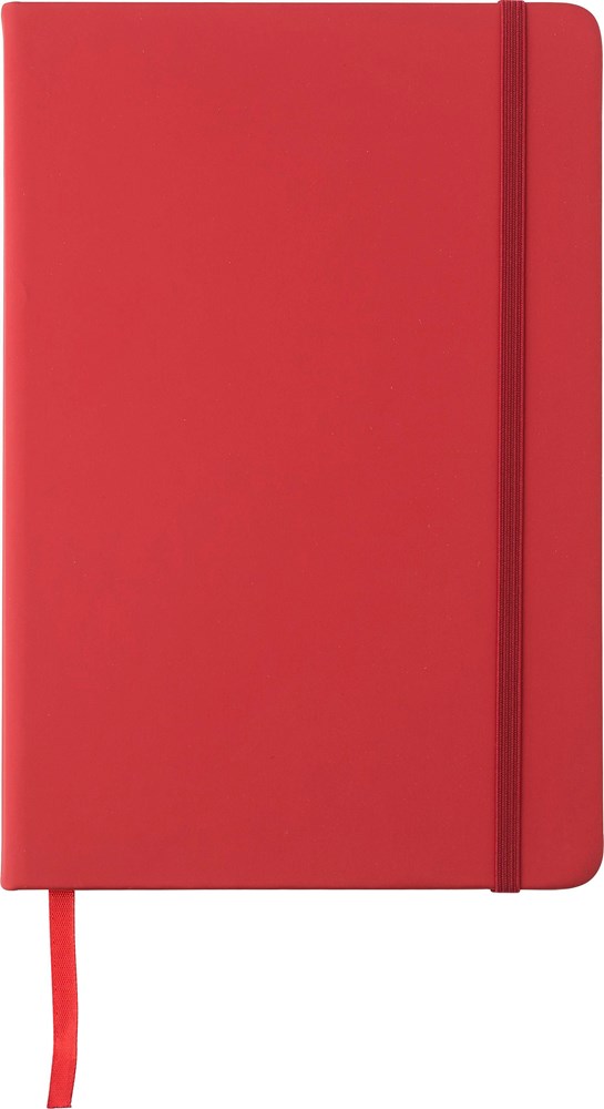 Notizbuch A5 aus PU Eva - rot