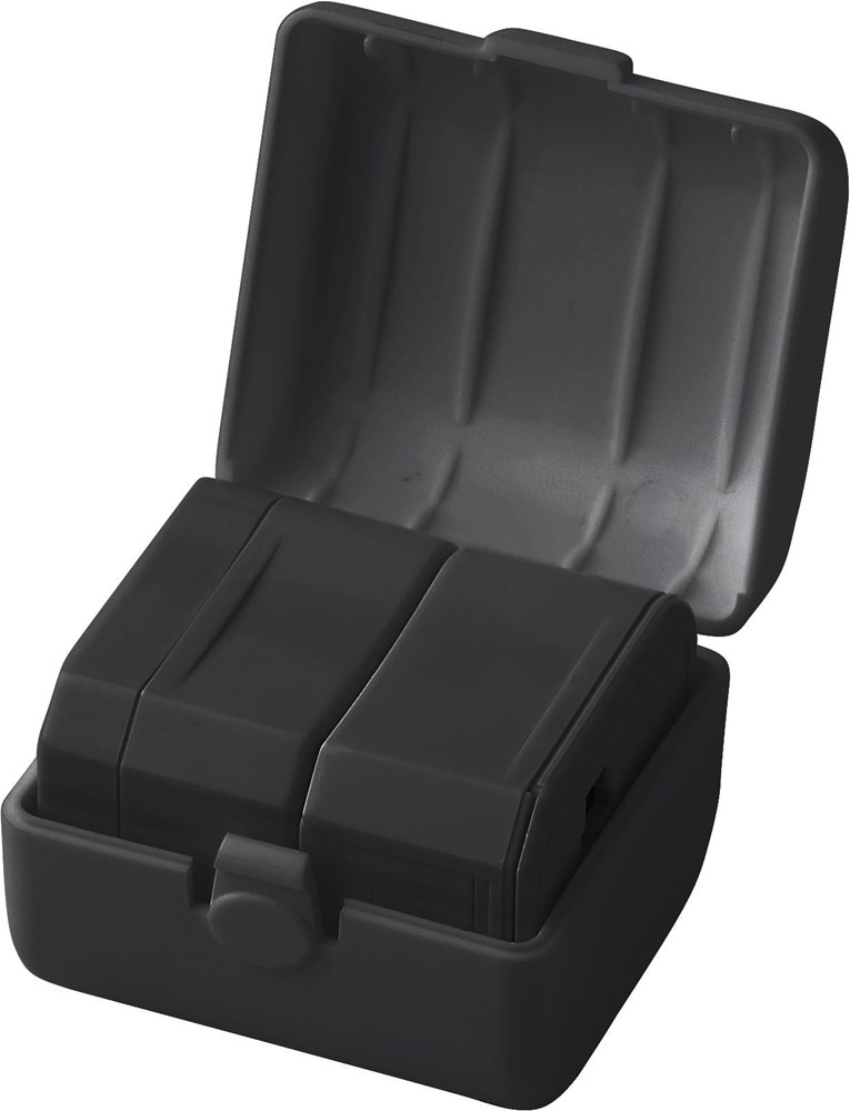Reiseadapter aus Kunststoff Coby - schwarz