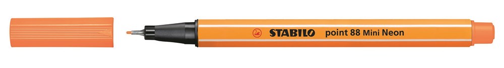 STABILO point 88 Mini Fineliner - neonorange