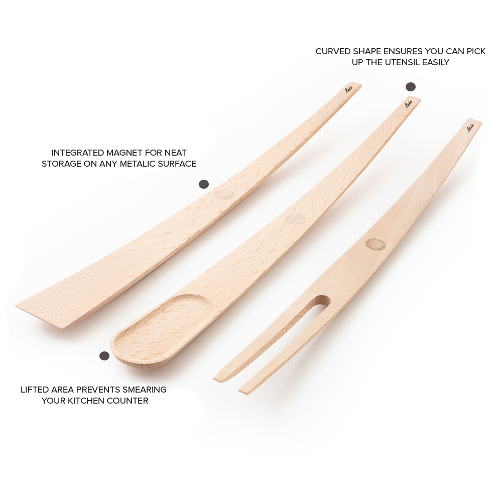 Nachhaltige Küchenutensilien aus Holz