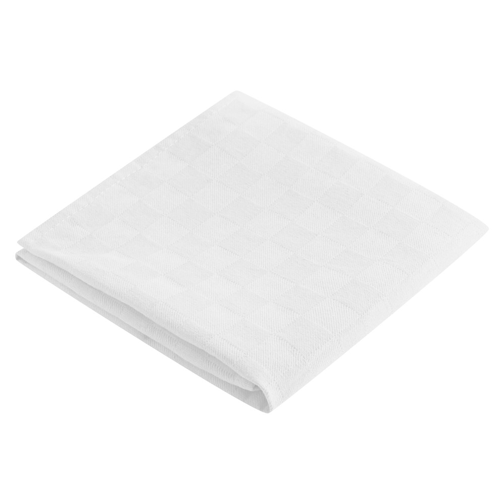 Geschirrtuch 60x50 cm, 270 gr/m² - Weiß (WHITE) / Weiß
