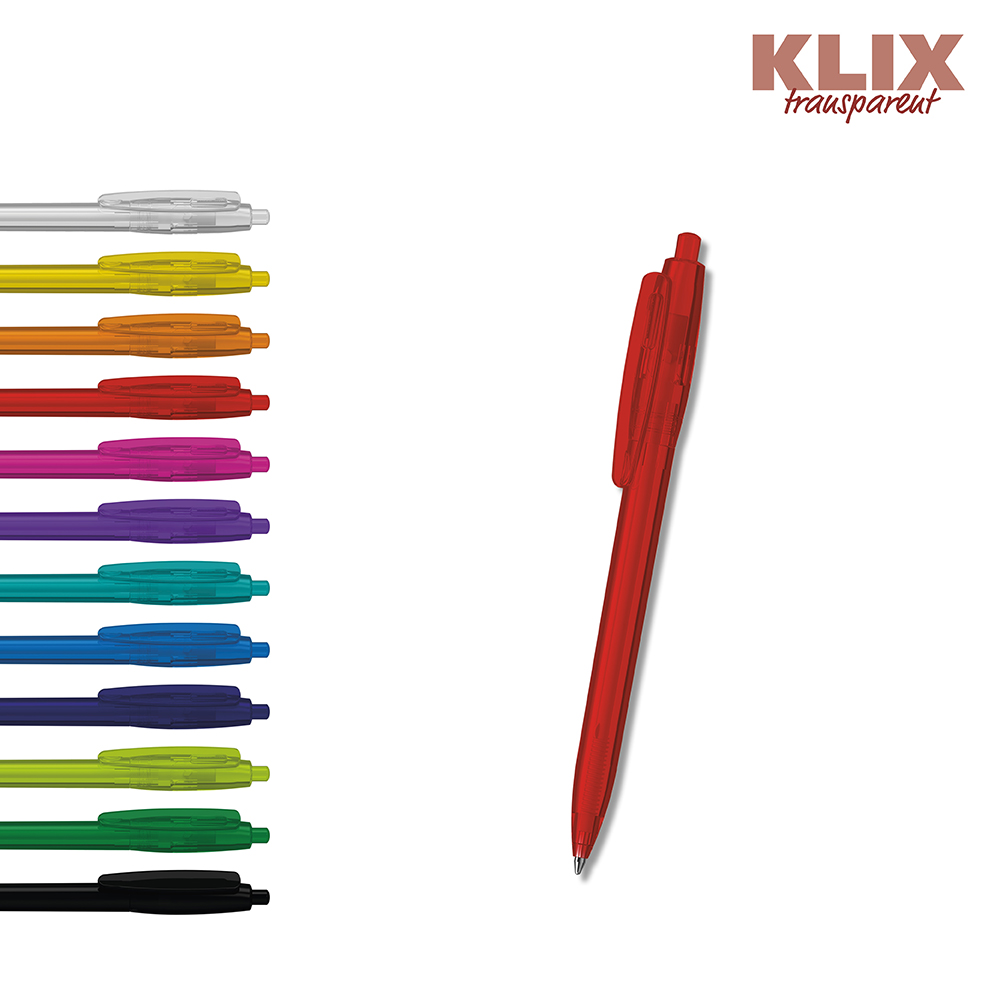 Klio-Eterna - Klix transparent - Druckkugelschreiber