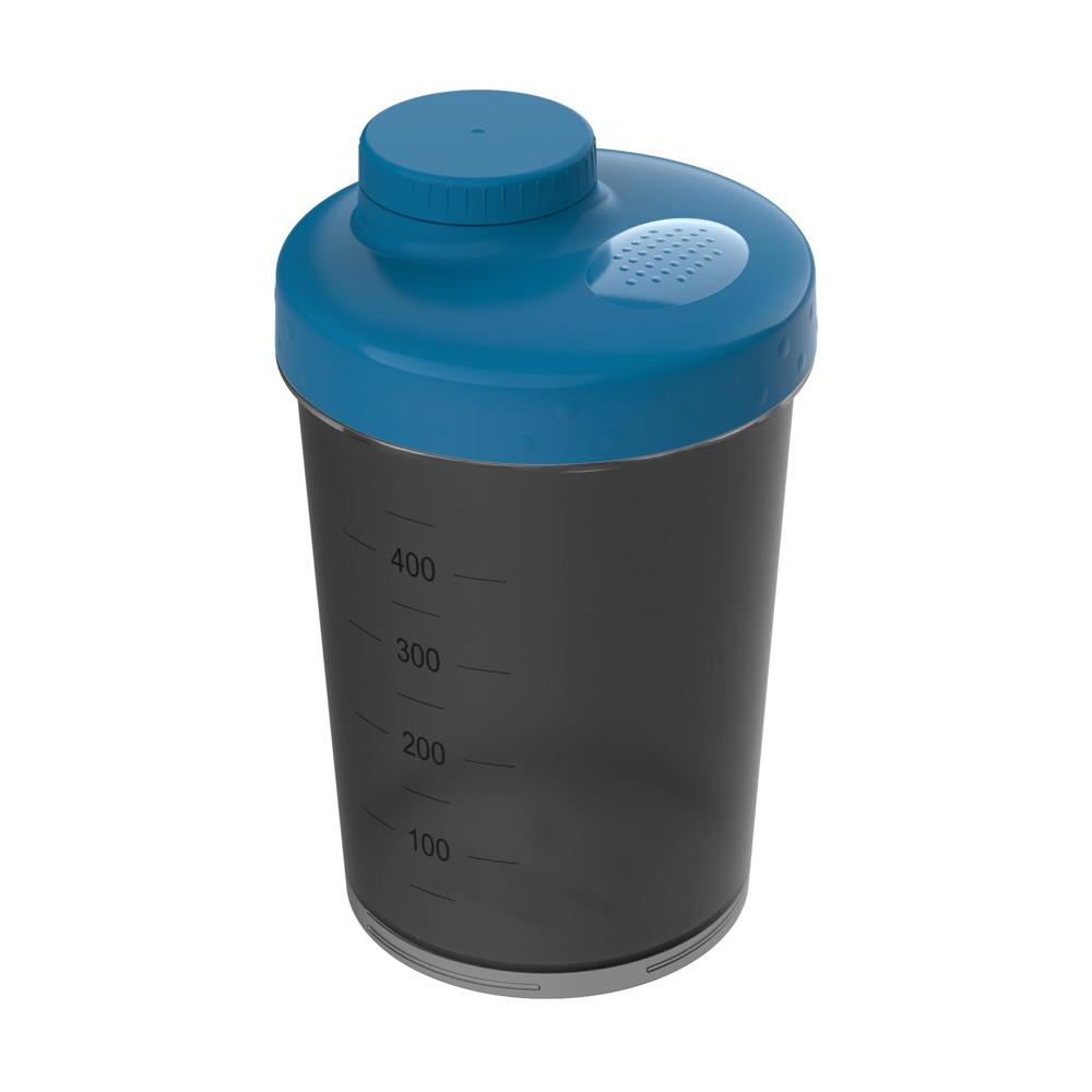 Shaker "Energy", 0,40 l - transparent-grau/ocean