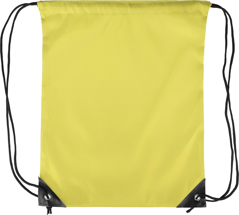 210D Polyester Kordelzug Rucksack Isolde - gelb
