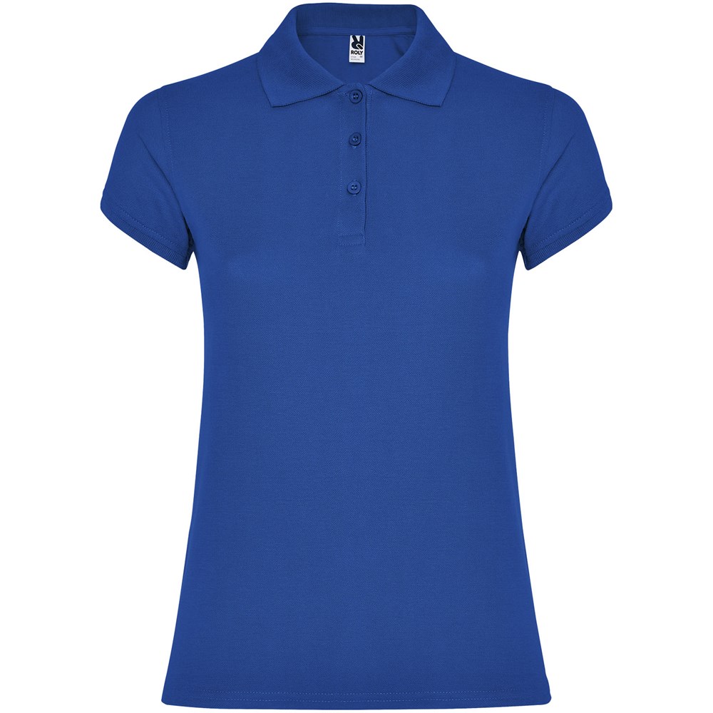 Star Poloshirt für Damen - royalblau