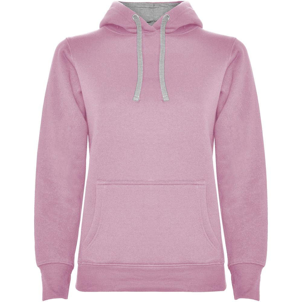 Urban Kapuzenpullover für Damen - hellrosa, Marl Grey